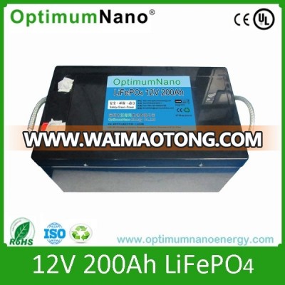 Lithium Battery 200ah 12V Rechargeable Battery Pack